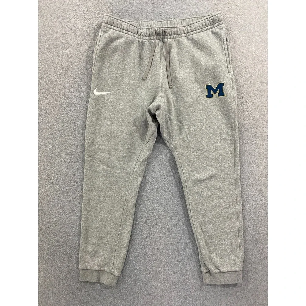 NIKE Club Fleece Michigan Wolverines Jogger Pants Men's Size XL Sweatpants NCAA